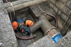 «Росводоканал Барнаул» установил новые задвижки DN 500 и 800...