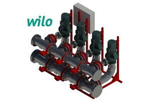 Добавлены BIM-модели пожарных установок WILO RUS