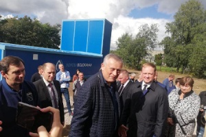 Модульная станция очистки питьевой воды запущена в Ленинград...
