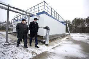 Глава Сургутского района оценил работу новых КОС в Сайгатино...