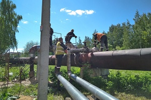 ТГК-2 устраняет дефекты на теплосетях в городе Костроме