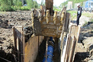 «Водоканал Санкт-Петербурга»  строит 5,2 км дублирующего водовода вдоль Левашовского шоссе