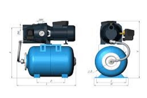 Монтаж насосной станции UNIPUMP AUTO JET 100