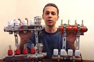 Коллектор для теплого пола. Из чего он состоит у разных прои...