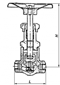 Р-35-ВЗ-035-000 Клапан запорный проходной