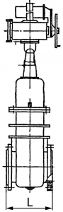 ПТ19001-300-01 Задвижка шиберно-ножевая