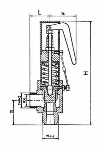 15с-1-1 Клапан предохранительный пружинный