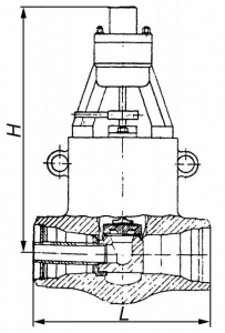 1260-150-Р Кран регулирующий разгруженный рычажный