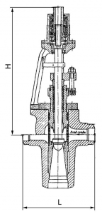 950-150/250-Э-01 Клапан запорно-дроссельный