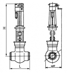 1404-150-Э 01 Задвижка регулирующая клапан шиберный