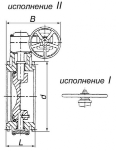 32ч326бр Затвор дисковый запорно-регулирующий