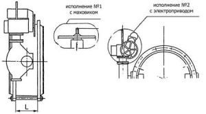 ПТ 99001-500 Затвор поворотный дисковый