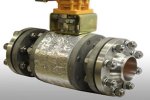 Испытания электрообогреваемого крана шарового DN 125 PN 40 от ФОБОС